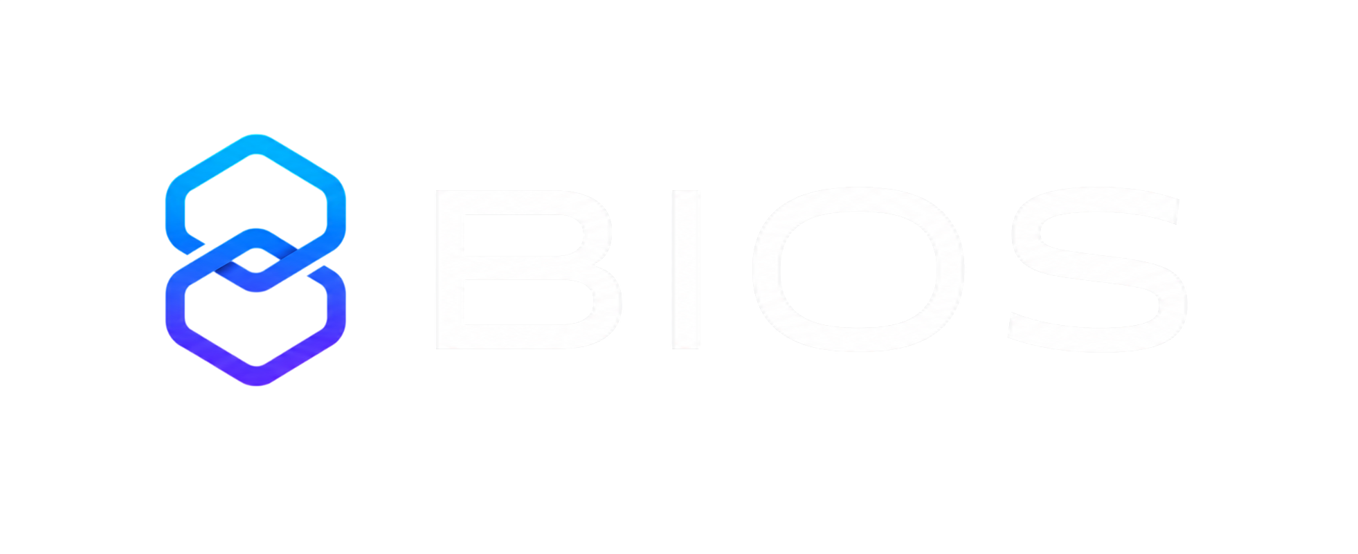 Светлый логотип BIOS на тёмном фоне