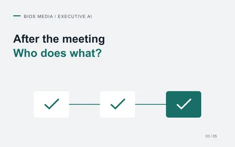 Meeting action items: what AI should do after the minutes are ready